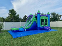 Dual Lane Bounce House Combo