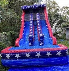 IMG 8979 1678913326 19' Double Lane Patriot Waterslide