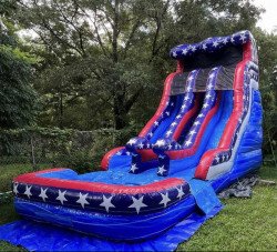 19' Double Lane Patriot Waterslide